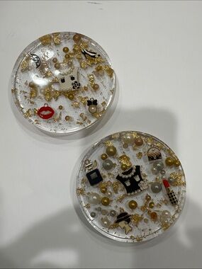 Fashion resin coasters (2)